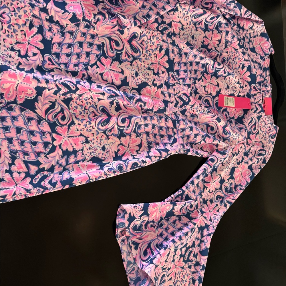 Lilly Pulitzer Kayla Stretch Dress in Indigo Love You Bunches. NWT. Size 10 - Picture 5 of 13